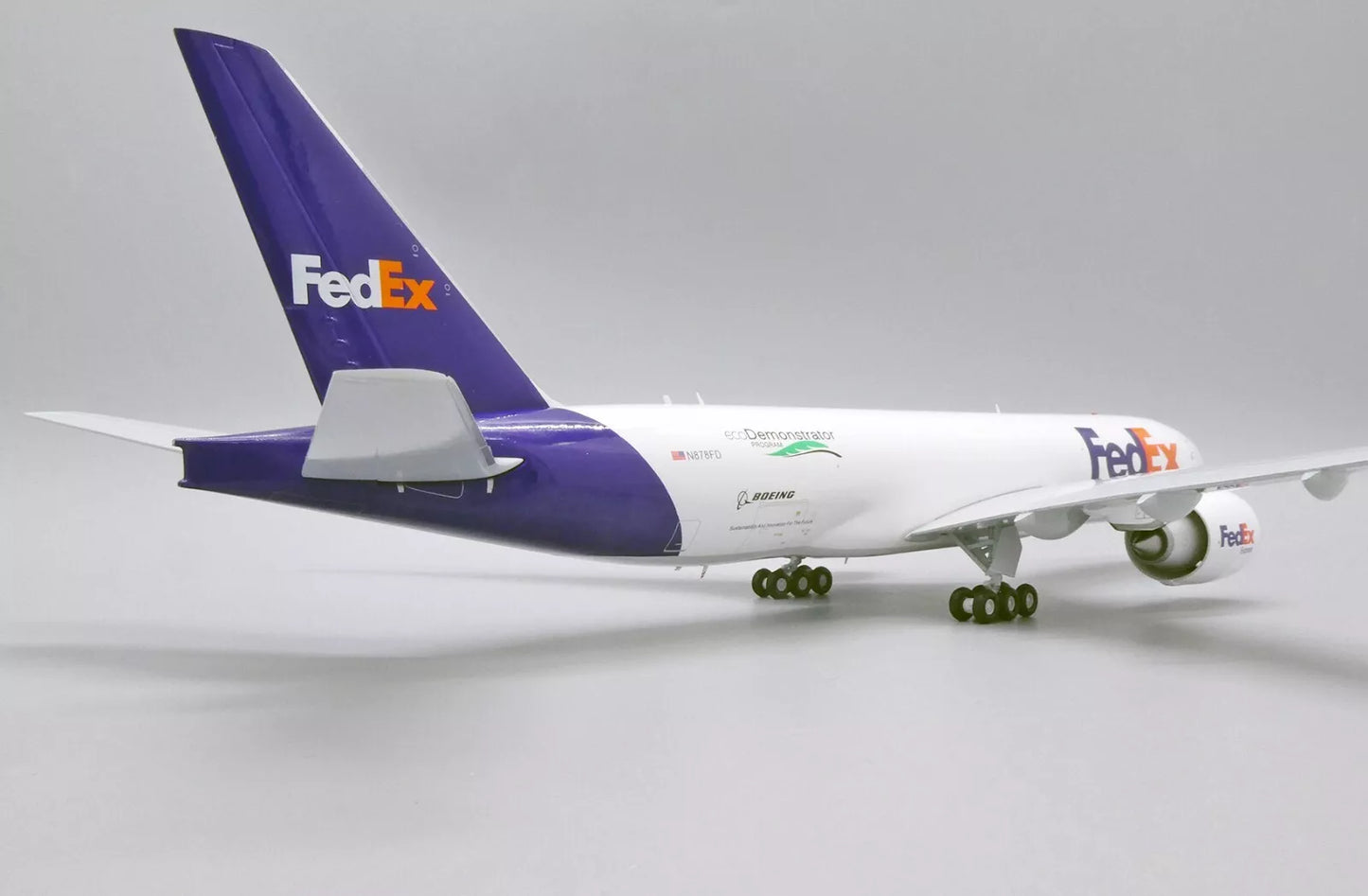 JC WINGS B777F FEDEX ECODEMONSTRATOR REG: N878FD