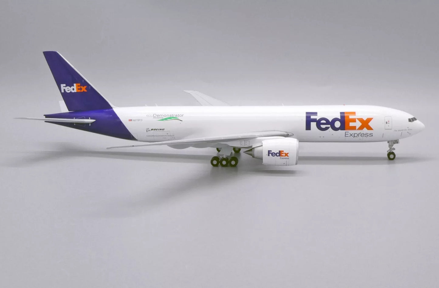 JC WINGS B777F FEDEX ECODEMONSTRATOR REG: N878FD