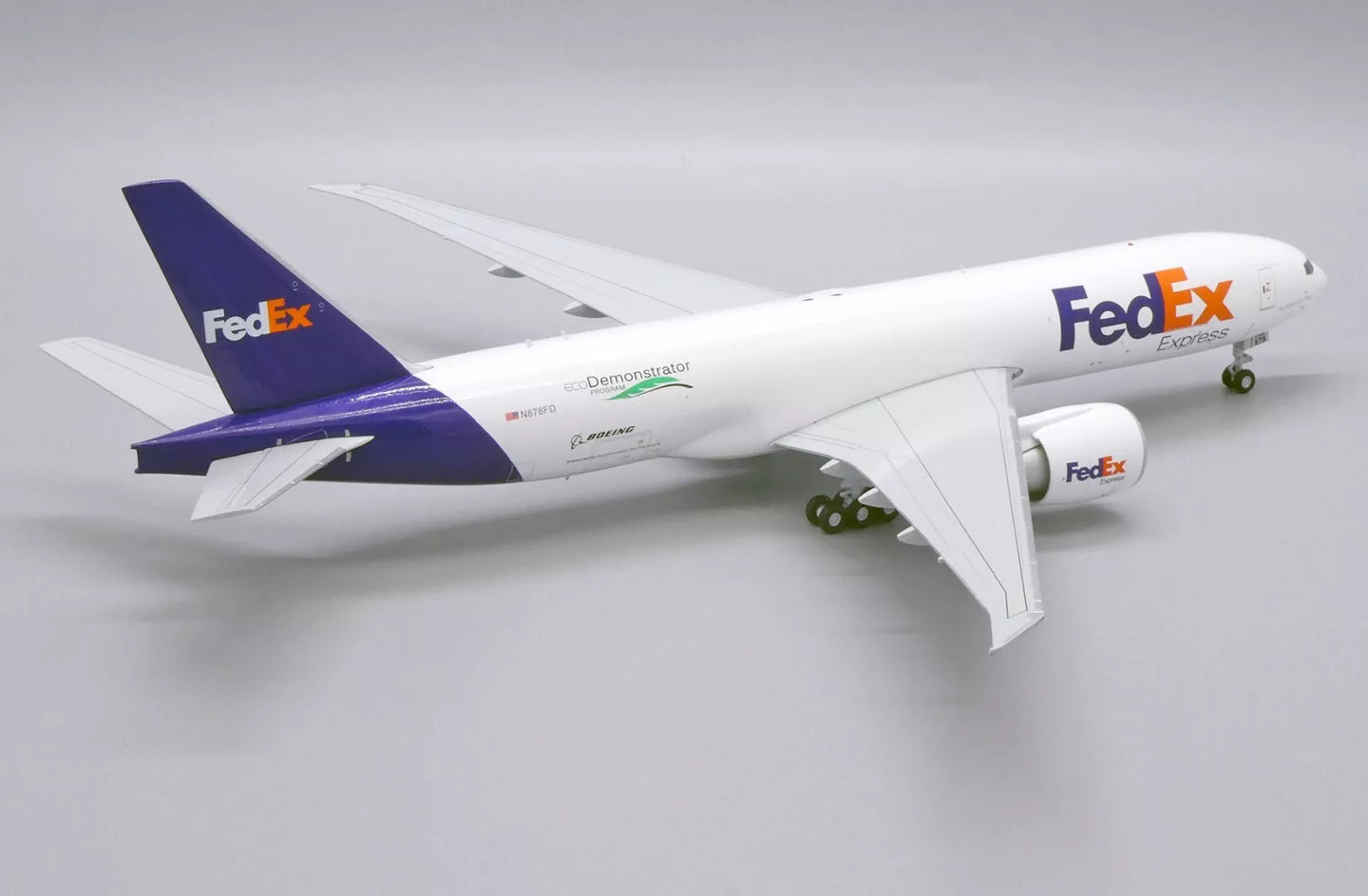 JC WINGS B777F FEDEX ECODEMONSTRATOR REG: N878FD