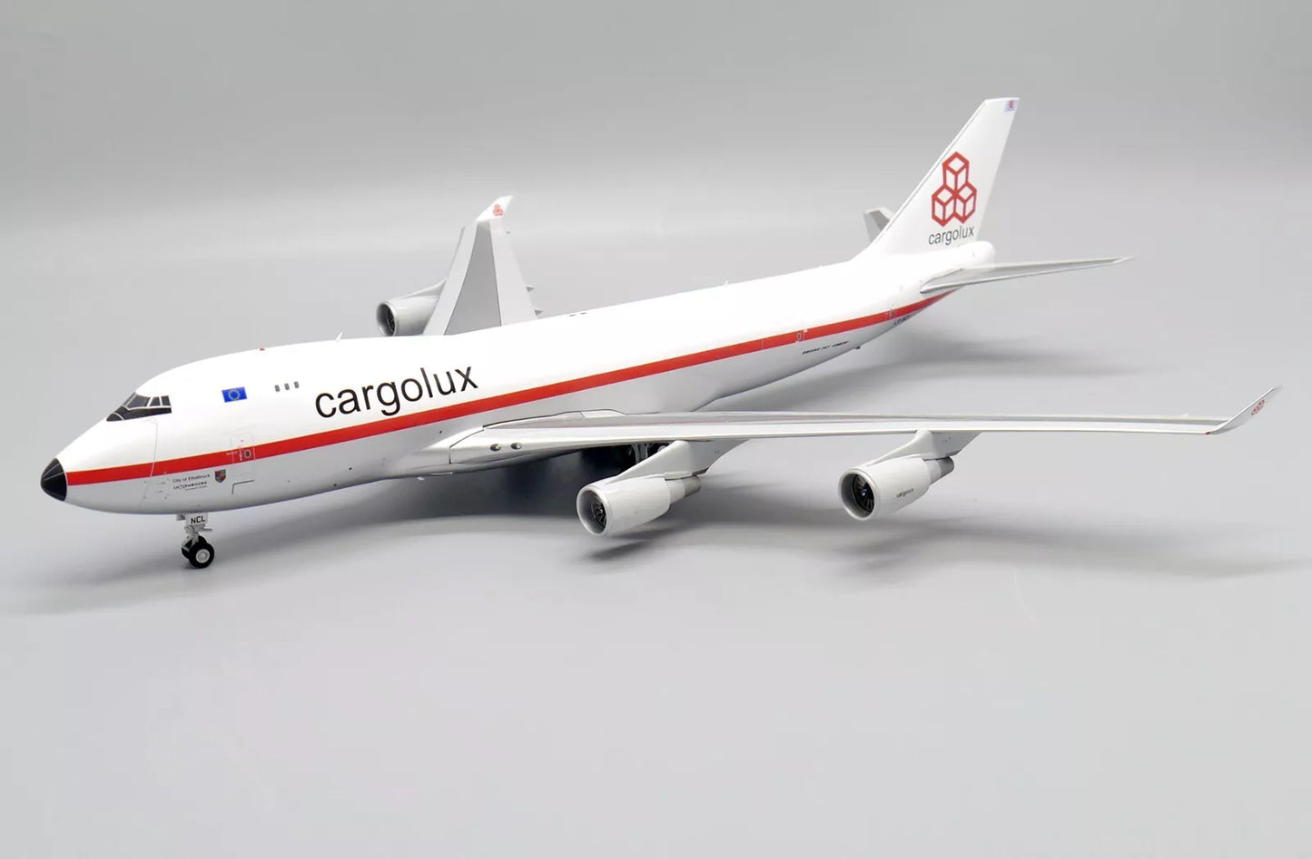 JC WINGS  B747-400F(ER) CARGOLUX RETRO LIVERY REG: LX-NCL
