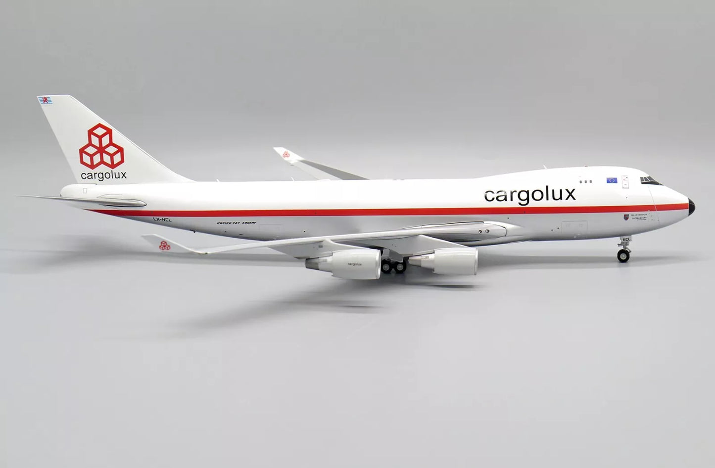 JC WINGS  B747-400F(ER) CARGOLUX RETRO LIVERY REG: LX-NCL