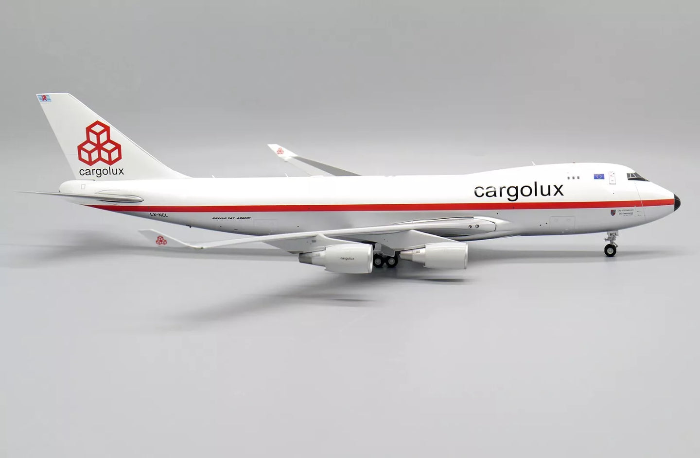 JC WINGS  B747-400F(ER) CARGOLUX RETRO LIVERY REG: LX-NCL