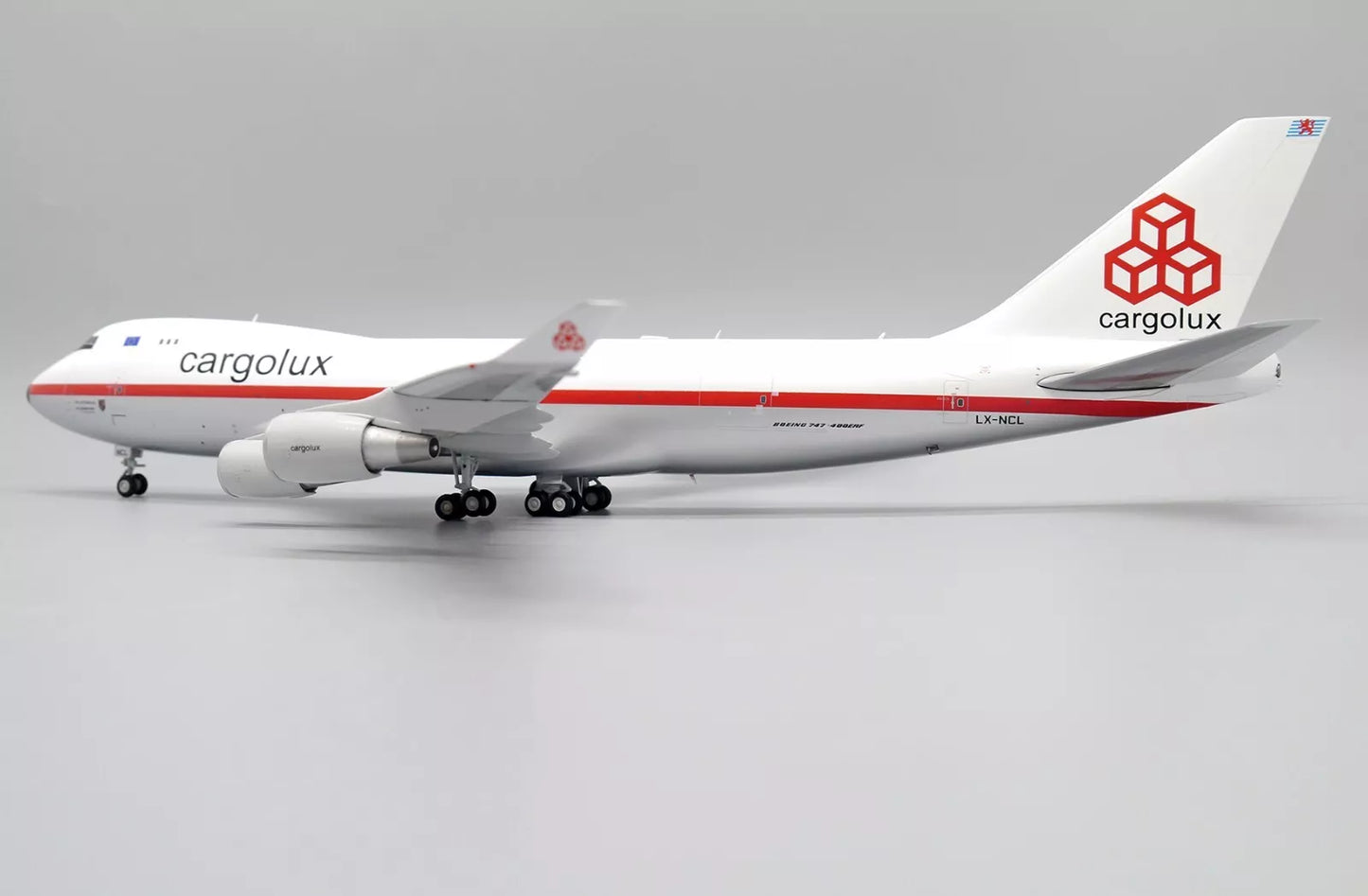 JC WINGS  B747-400F(ER) CARGOLUX RETRO LIVERY REG: LX-NCL