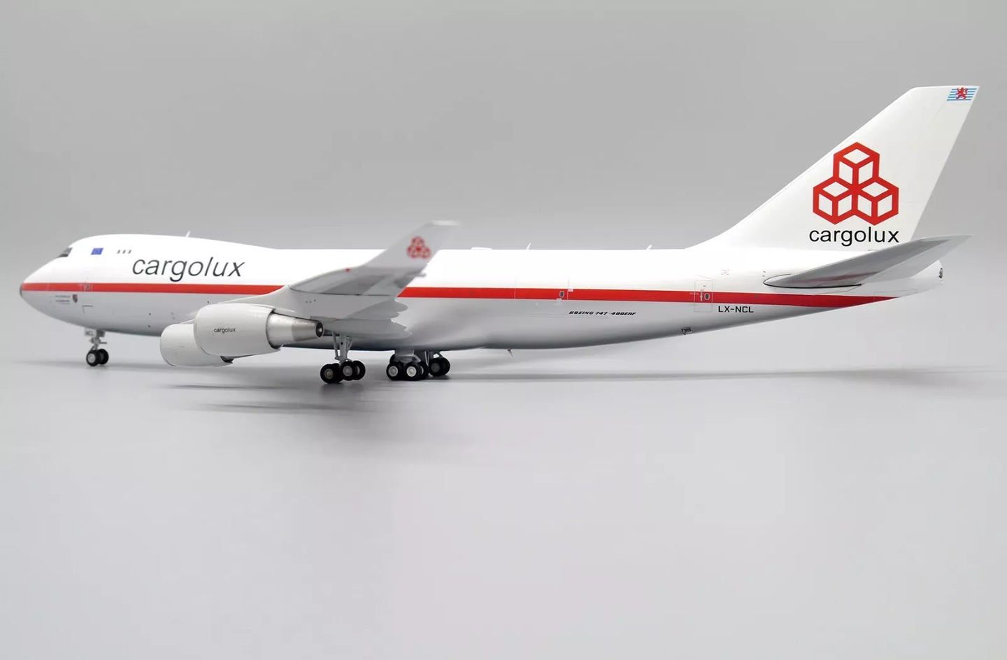 JC WINGS  B747-400F(ER) CARGOLUX RETRO LIVERY REG: LX-NCL