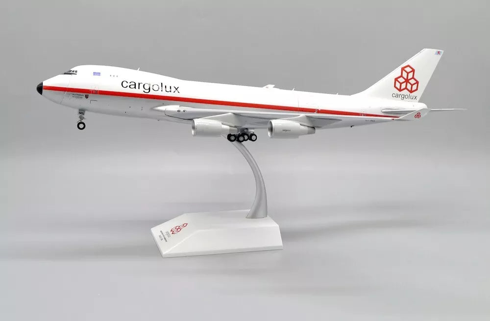 JC WINGS B747-400F(ER) CARGOLUX "RETRO LIVERY" (INTERACTIVE SERIES) REG: LX-NCL