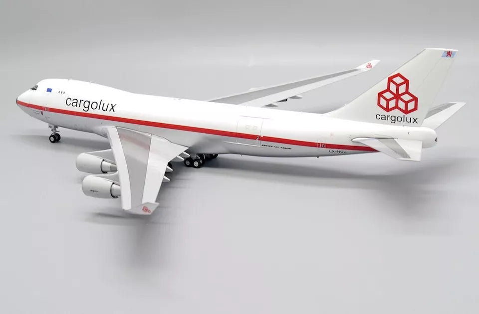 JC WINGS B747-400F(ER) CARGOLUX "RETRO LIVERY" (INTERACTIVE SERIES) REG: LX-NCL