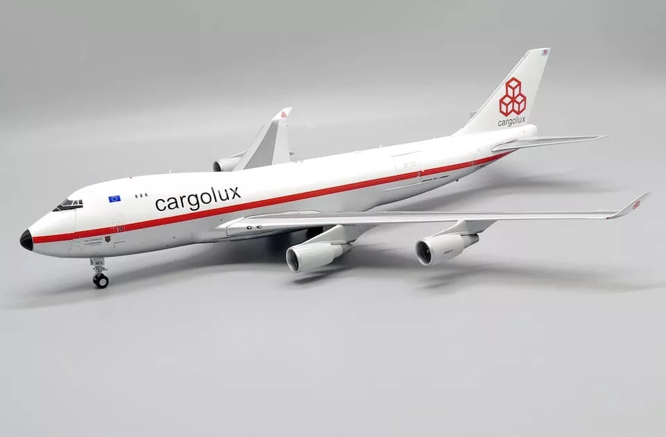 JC WINGS B747-400F(ER) CARGOLUX "RETRO LIVERY" (INTERACTIVE SERIES) REG: LX-NCL