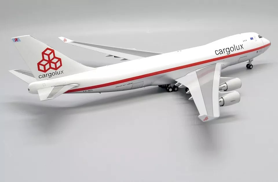JC WINGS B747-400F(ER) CARGOLUX "RETRO LIVERY" (INTERACTIVE SERIES) REG: LX-NCL