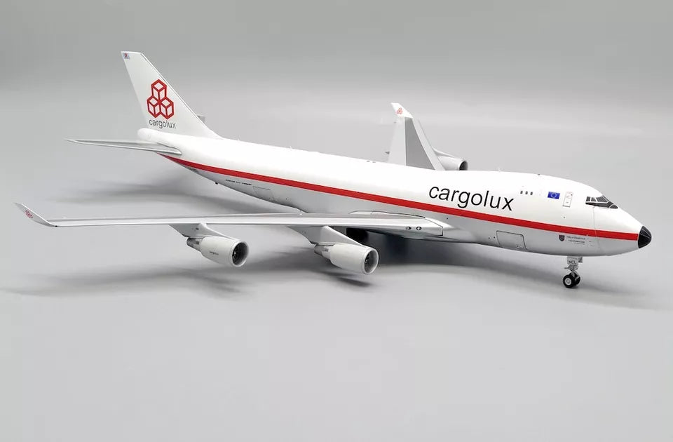 JC WINGS B747-400F(ER) CARGOLUX "RETRO LIVERY" (INTERACTIVE SERIES) REG: LX-NCL