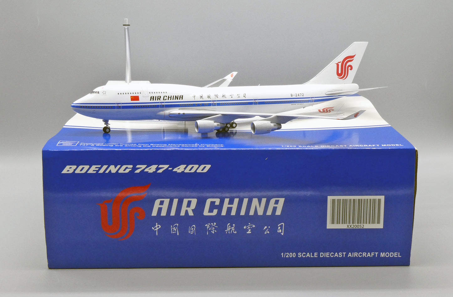 JC WINGS B747-400 AIR CHINA REG: B-2472