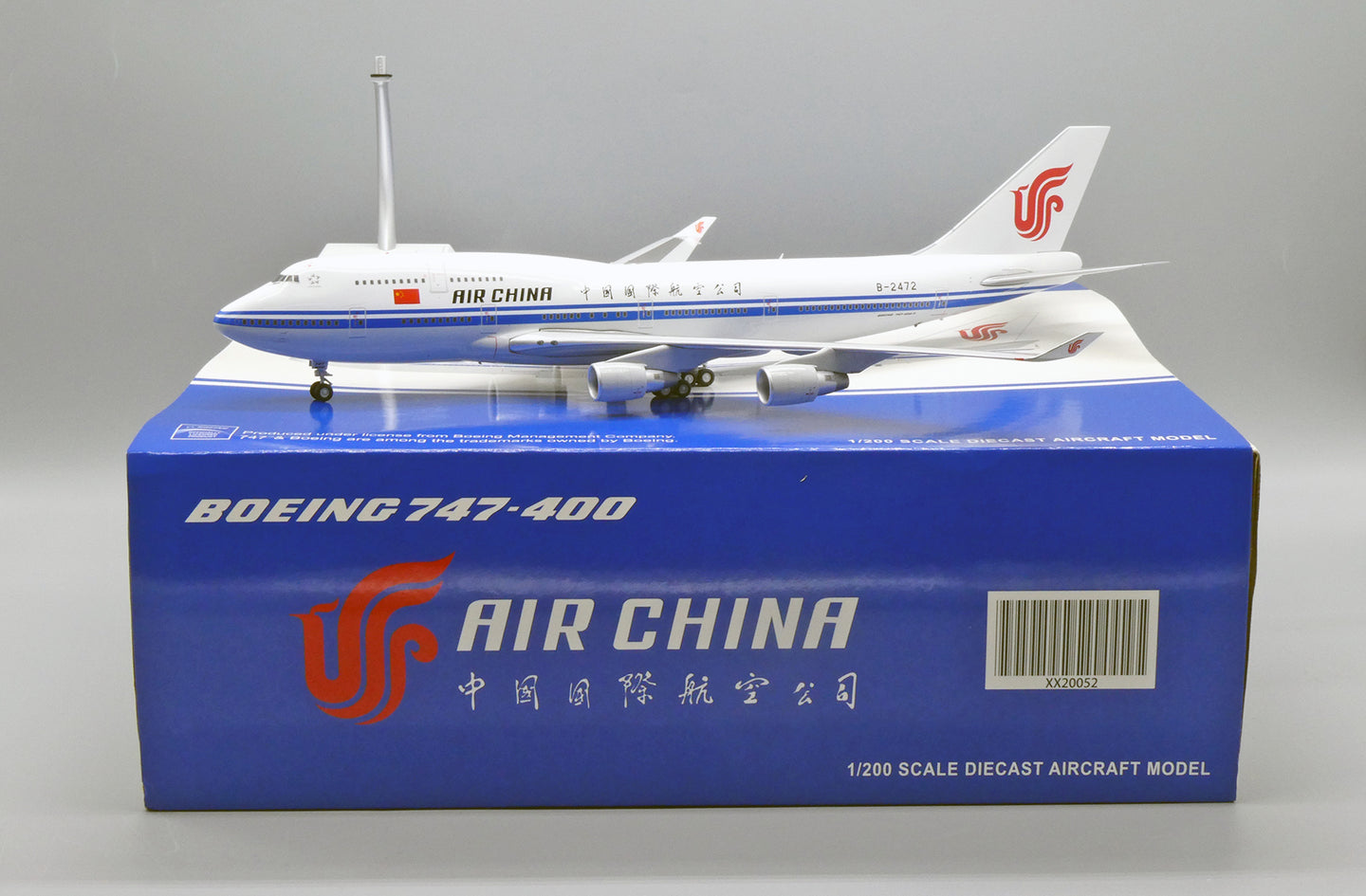 JC WINGS B747-400 AIR CHINA REG: B-2472
