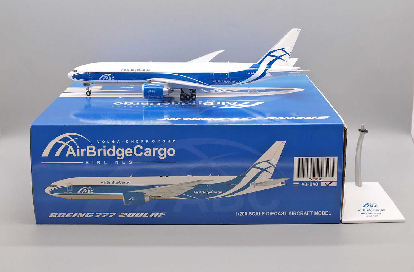 JC WINGS B777F AIR BRIDGE CARGO (INTERACTIVE SERIES) REG: VQ-BAO
