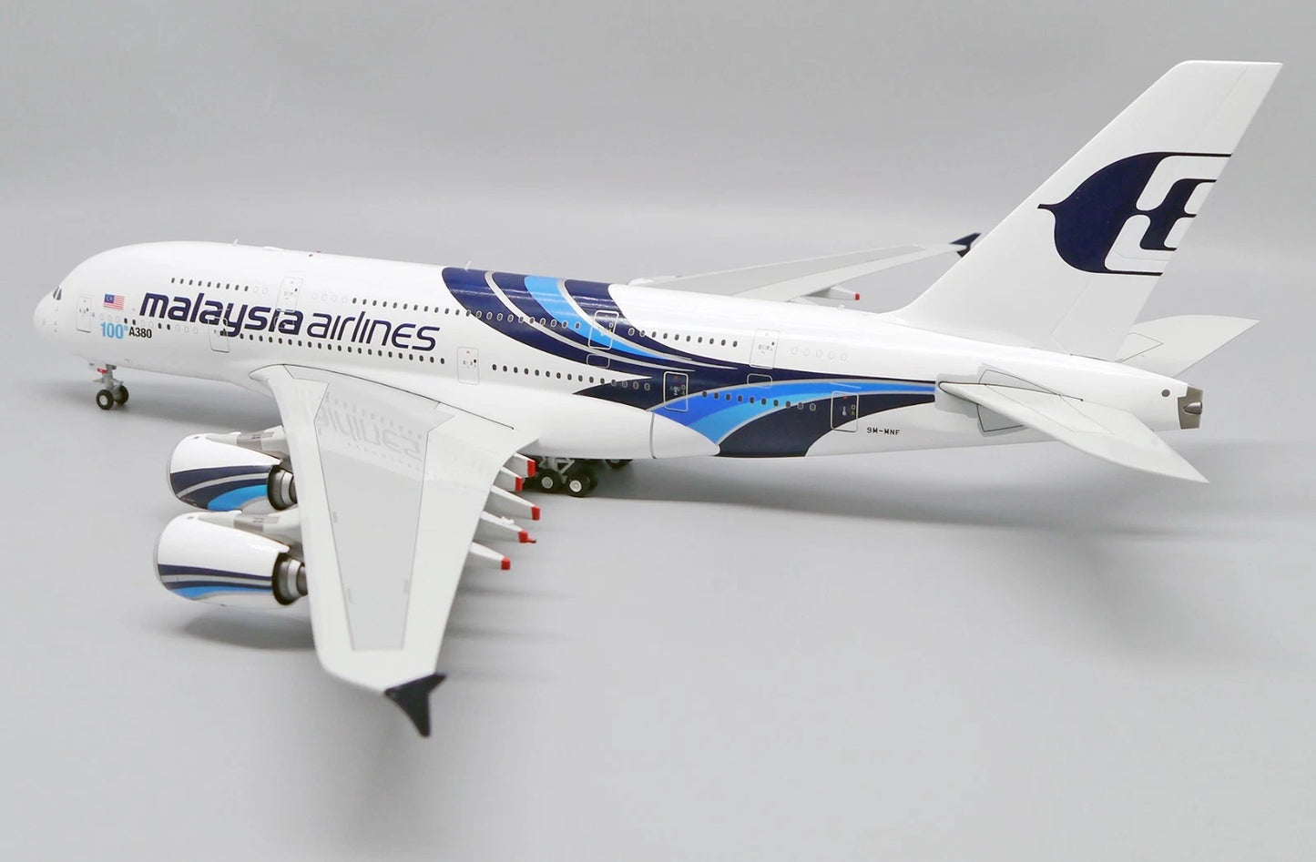 JC WINGS A380 MALAYSIA AIRLINES "100TH A380" REG: 9M-MNF