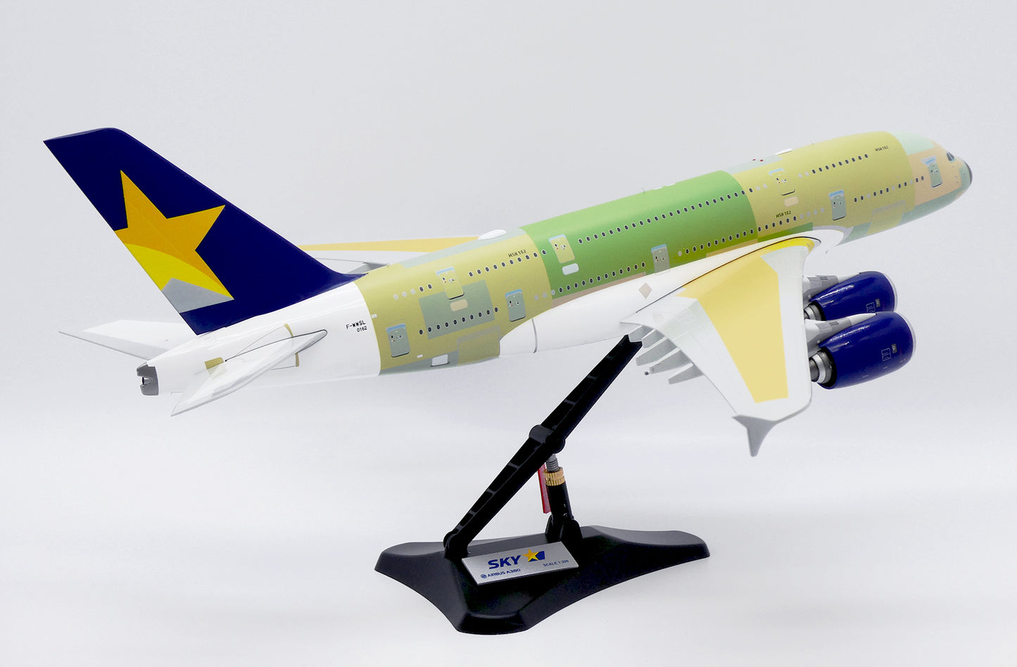 JCWINGS A380 SKYMARK AIRLINES "BARE METAL" REG: F-WWSL
