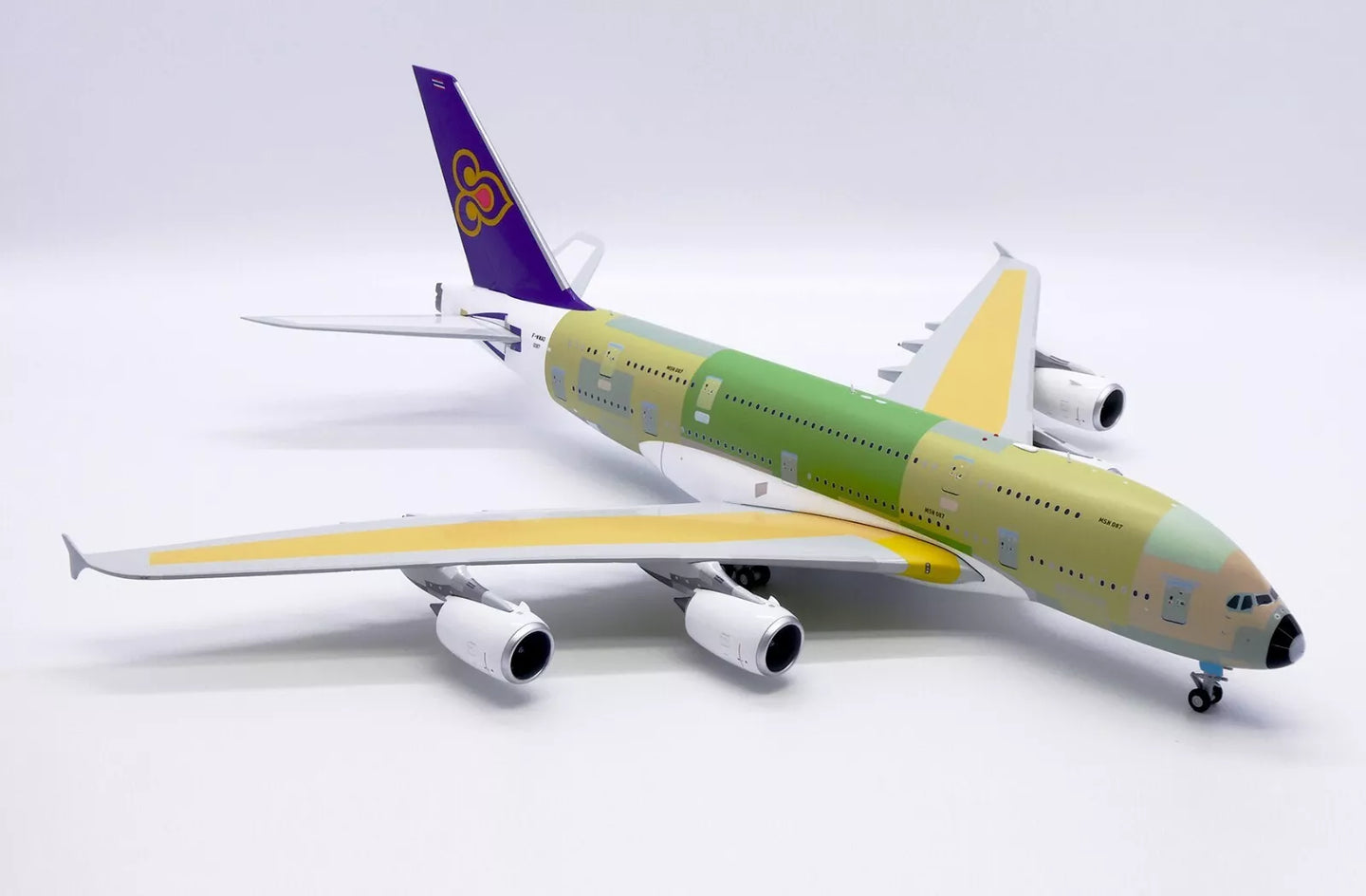 JC WINGS A380 THAI AIRWAYS "BARE METAL" REG: F-WWAO (LIMITED TO 180PCS)