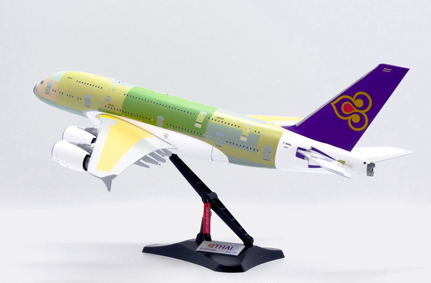 JC WINGS A380 THAI AIRWAYS "BARE METAL" REG: F-WWAO (LIMITED TO 180PCS)