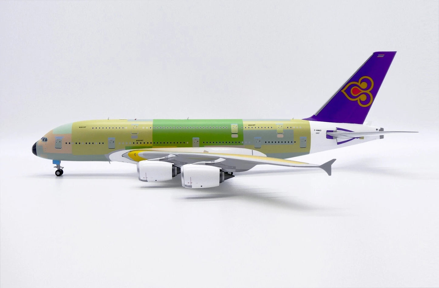 JC WINGS A380 THAI AIRWAYS "BARE METAL" REG: F-WWAO (LIMITED TO 180PCS)