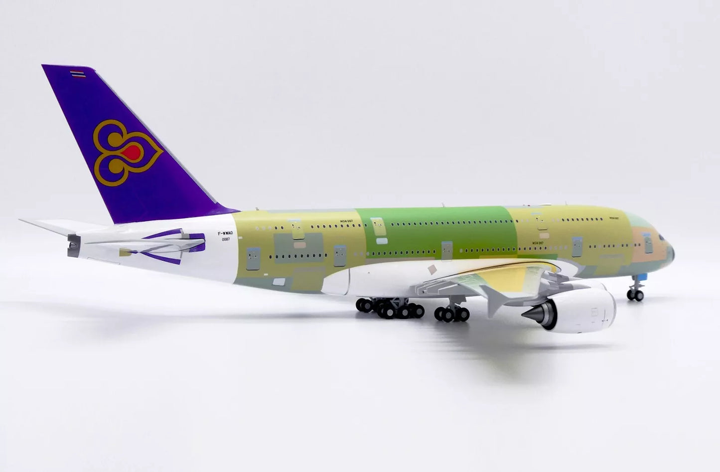 JC WINGS A380 THAI AIRWAYS "BARE METAL" REG: F-WWAO (LIMITED TO 180PCS)