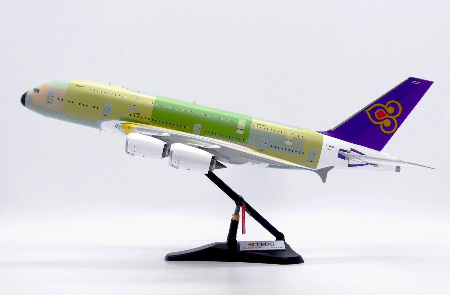 JC WINGS A380 THAI AIRWAYS "BARE METAL" REG: F-WWAO (LIMITED TO 180PCS)