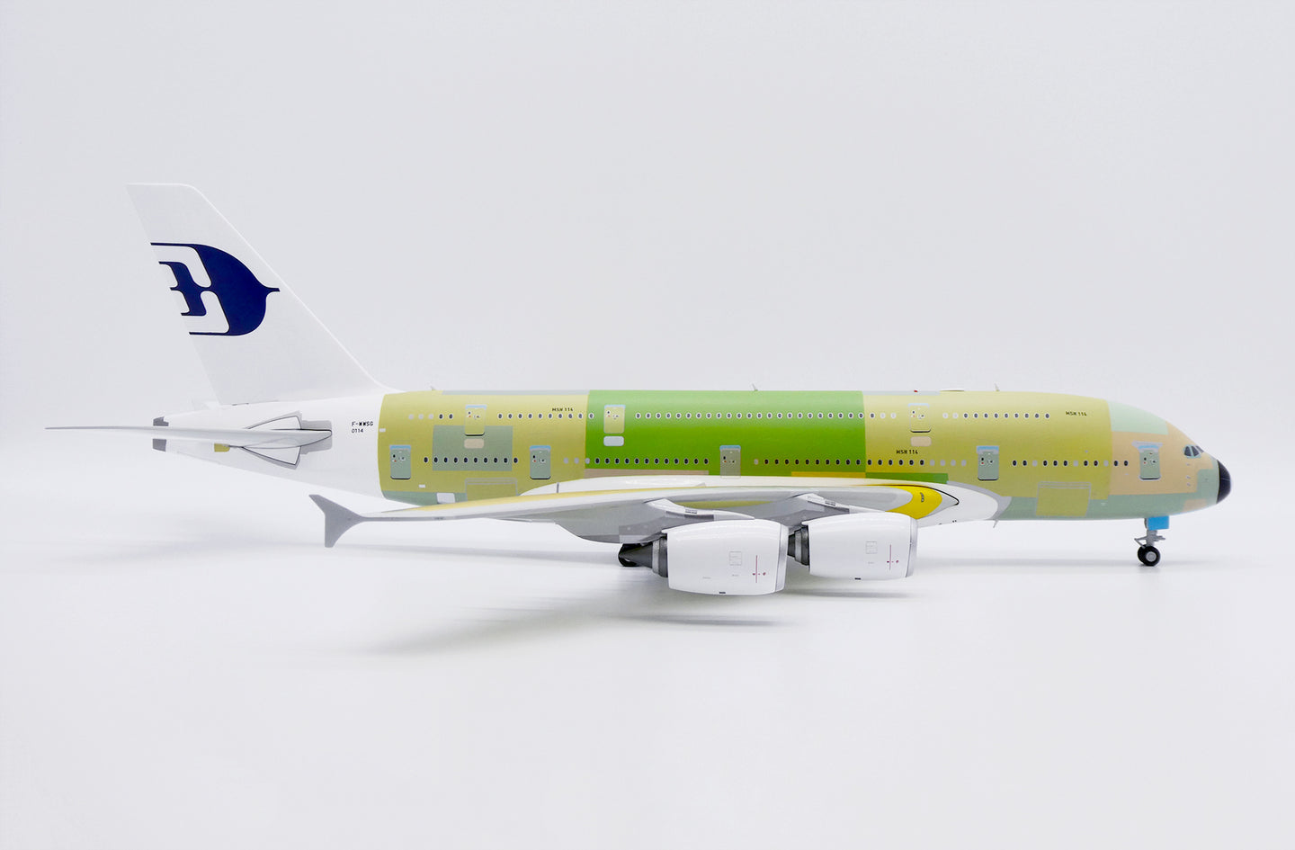 JC WINGS  A380 MALAYSIA AIRLINES "BARE METAL" REG: F-WWSG