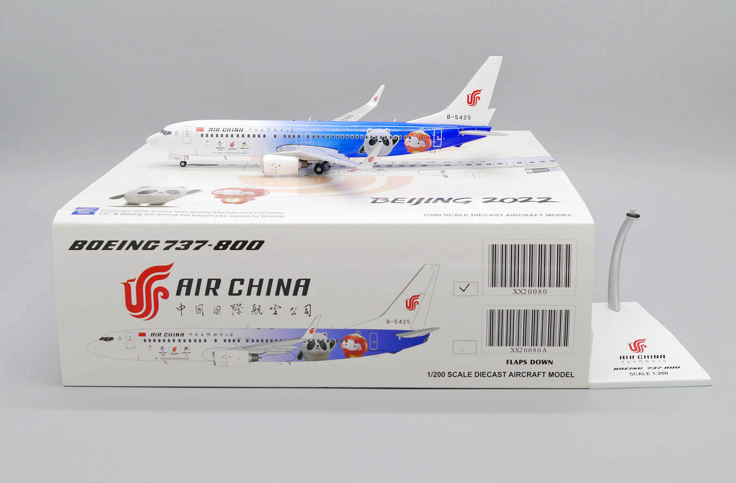 JC WINGS B737-800 AIR CHINA "BEIJING2022 OLYMPIC WINTER GAMES" REG: B-5425