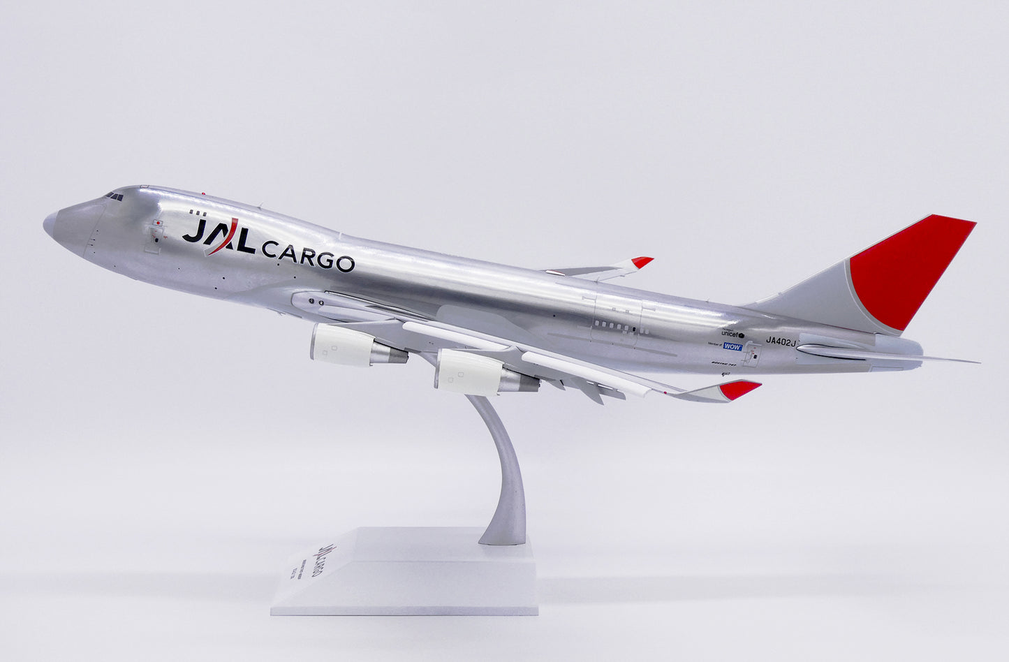 JC WINGS B747-400F JAL CARGO (POLISHED) (FLAPS DOWN) REG: JA402J