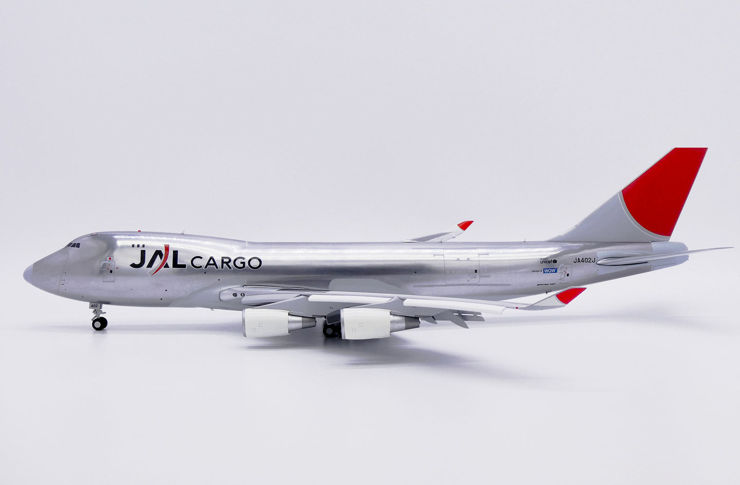 JC WINGS B747-400F JAL CARGO (POLISHED) (FLAPS DOWN) REG: JA402J