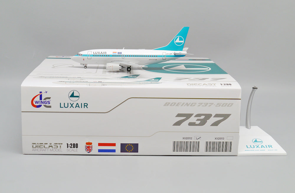 JC WINGS B737-500 LUXAIR REG: LX-LGR