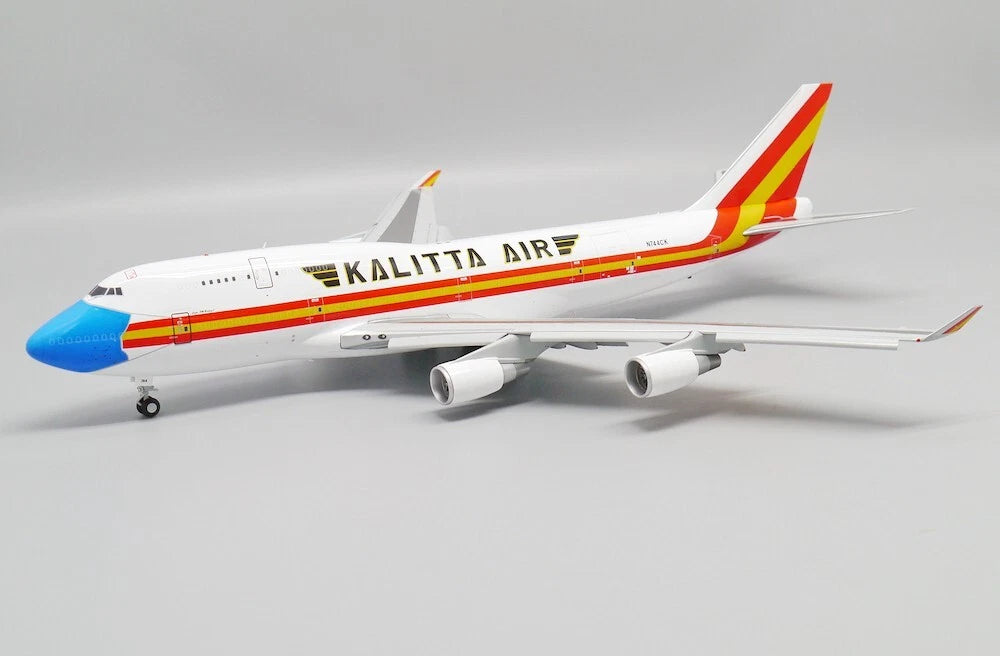 JC WINGS B747-400(BCF) KALITTA AIR "MASK LIVERY" (FLAPS DOWN) REG: N744CK