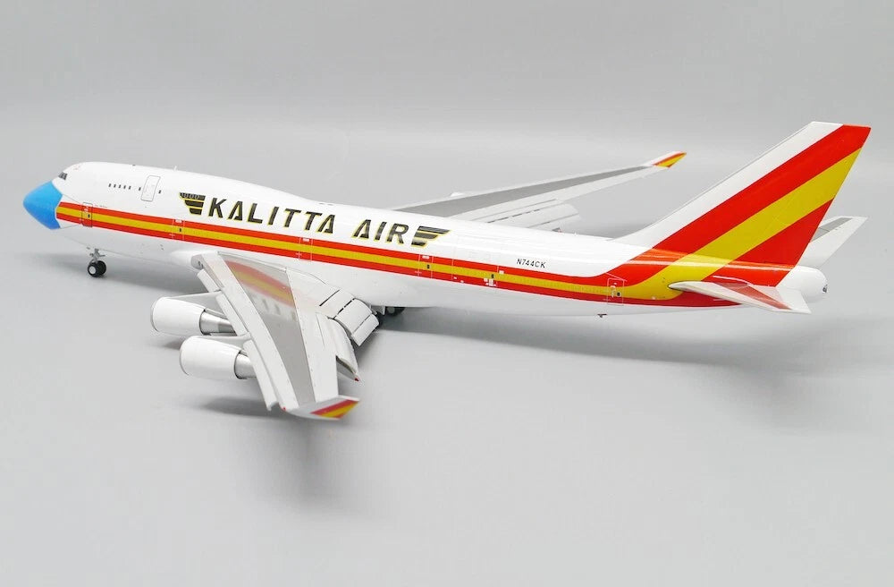 JC WINGS B747-400(BCF) KALITTA AIR "MASK LIVERY" (FLAPS DOWN) REG: N744CK