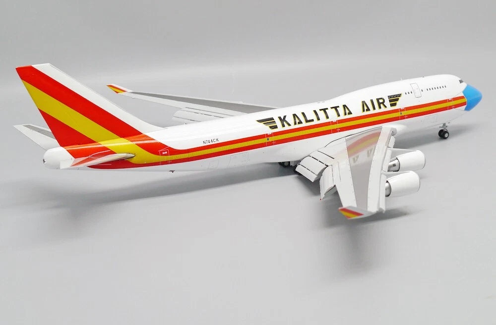 JC WINGS B747-400(BCF) KALITTA AIR "MASK LIVERY" (FLAPS DOWN) REG: N744CK
