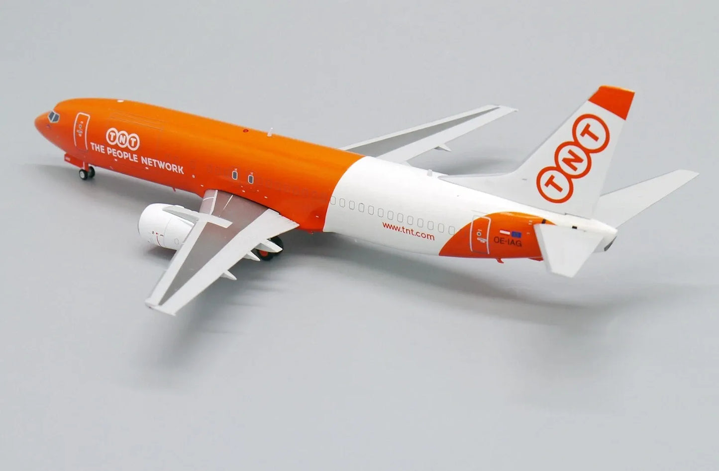 JC WINGS B737-400(SF) TNT (ASL AIRLINES) "THE PEOPLE NETWORK" REG: OE-IAG