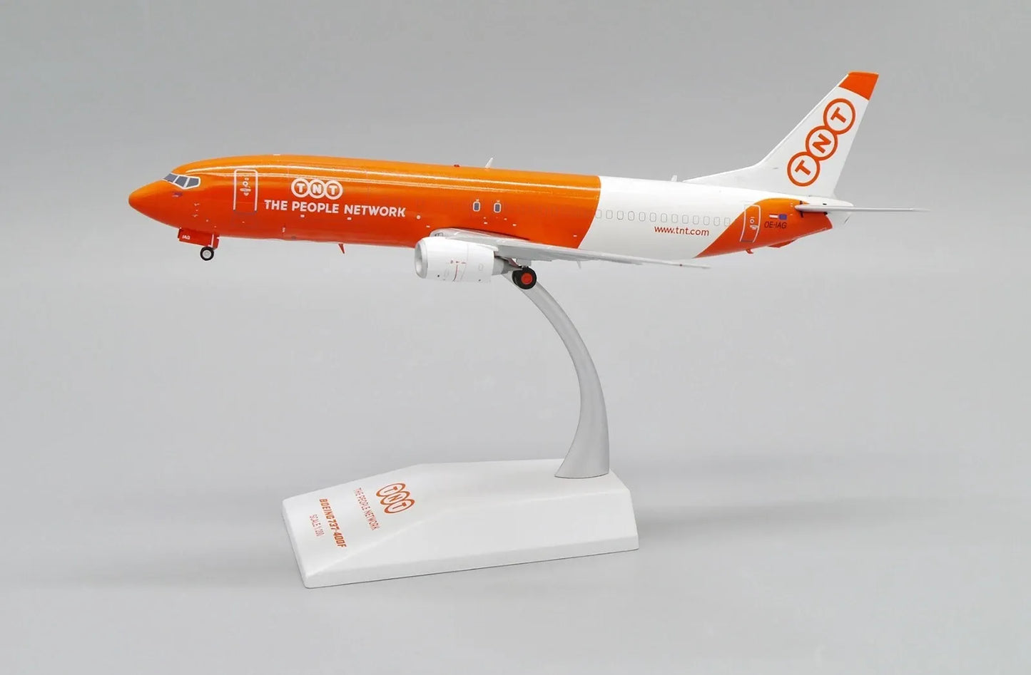 JC WINGS B737-400(SF) TNT (ASL AIRLINES) "THE PEOPLE NETWORK" REG: OE-IAG