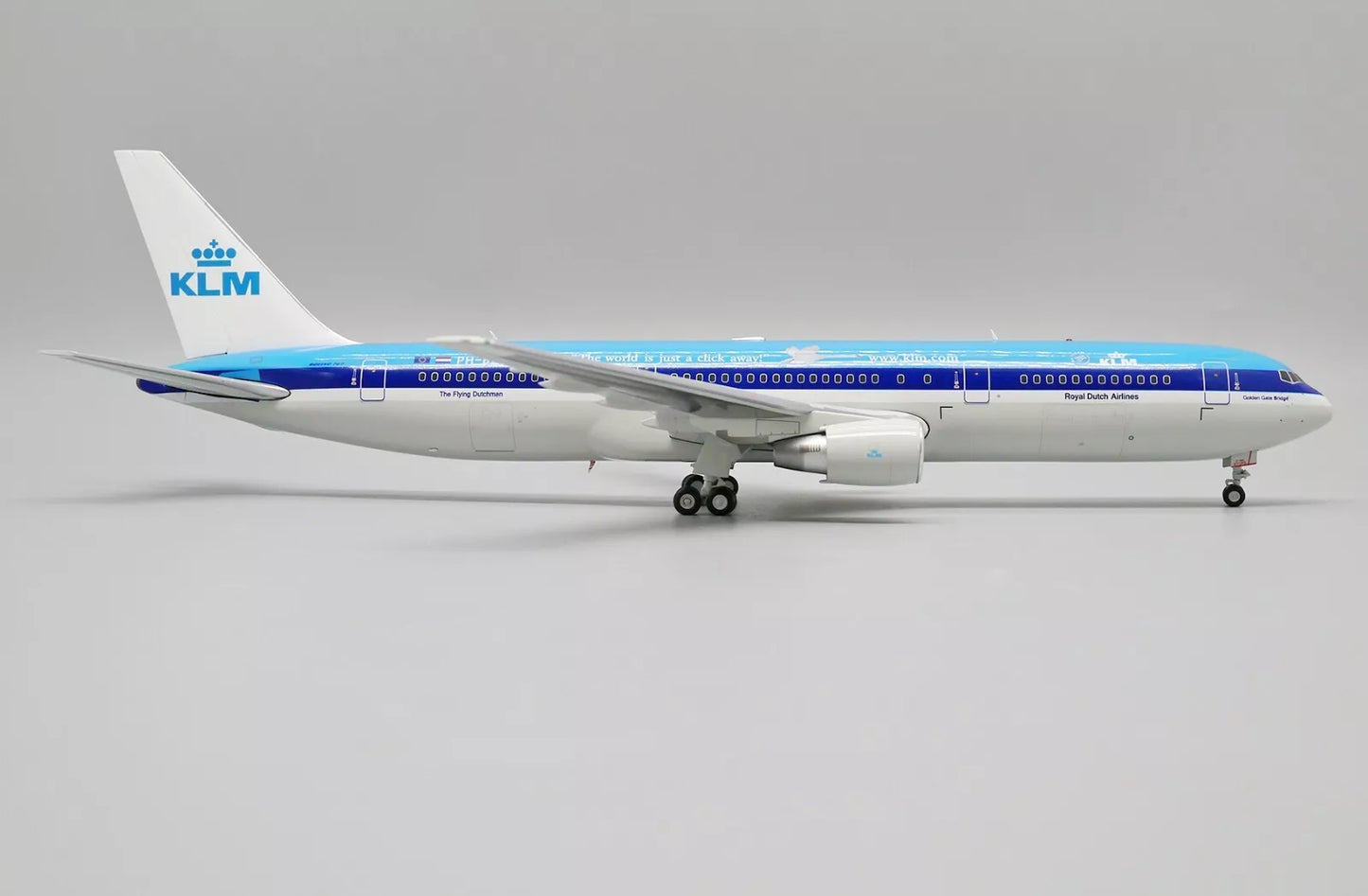 JC WINGS B767-300ER KLM ROYAL DUTCH AIRLINES "THE WORLD IS JUST A CLICK AWAY" REG: PH-BZF