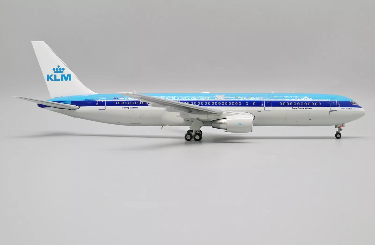 JC WINGS B767-300ER KLM ROYAL DUTCH AIRLINES "THE WORLD IS JUST A CLICK AWAY" REG: PH-BZF
