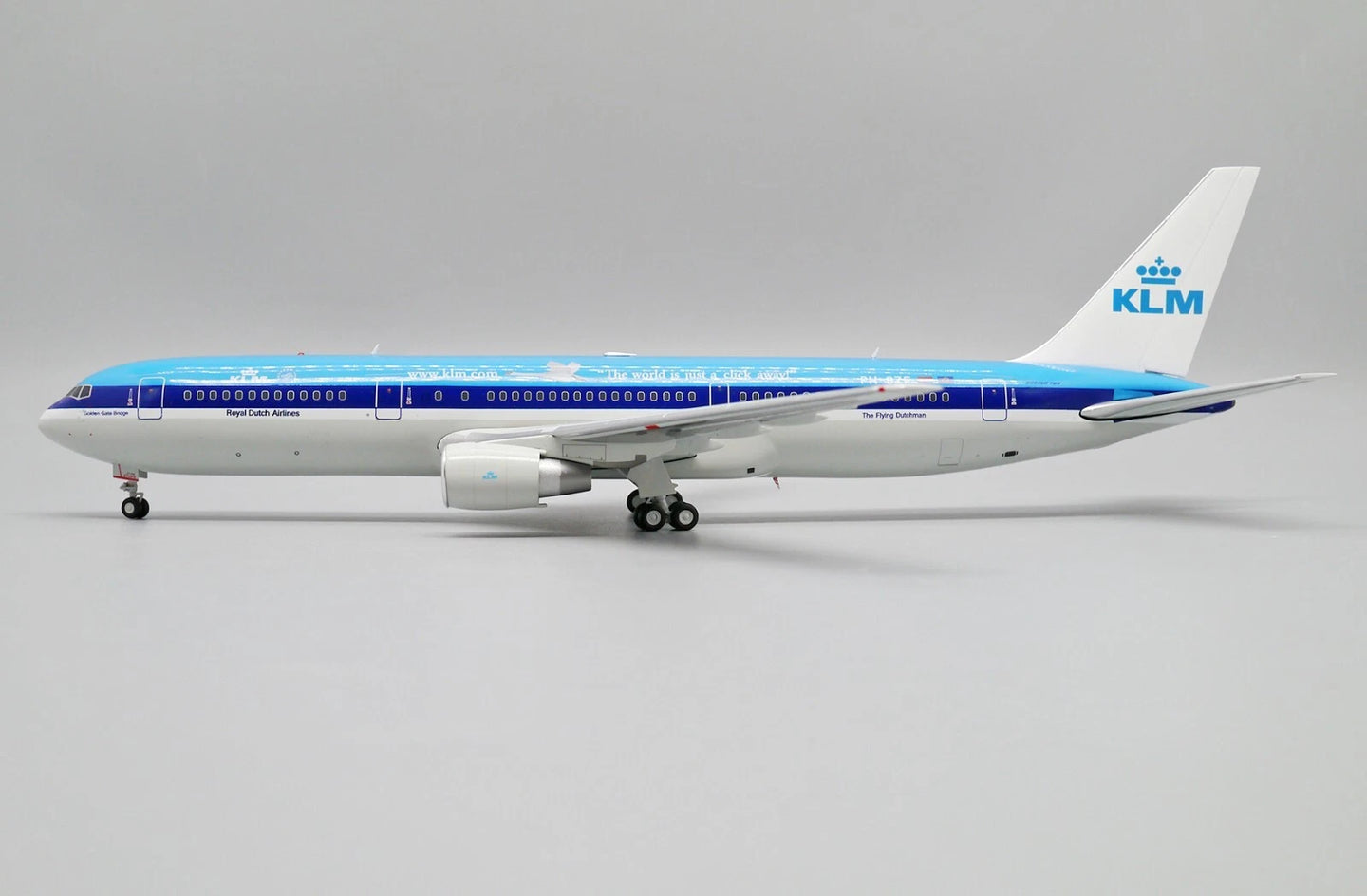 JC WINGS B767-300ER KLM ROYAL DUTCH AIRLINES "THE WORLD IS JUST A CLICK AWAY" REG: PH-BZF