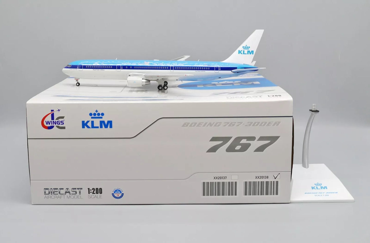 JC WINGS B767-300ER KLM ROYAL DUTCH AIRLINES "THE WORLD IS JUST A CLICK AWAY" REG: PH-BZF