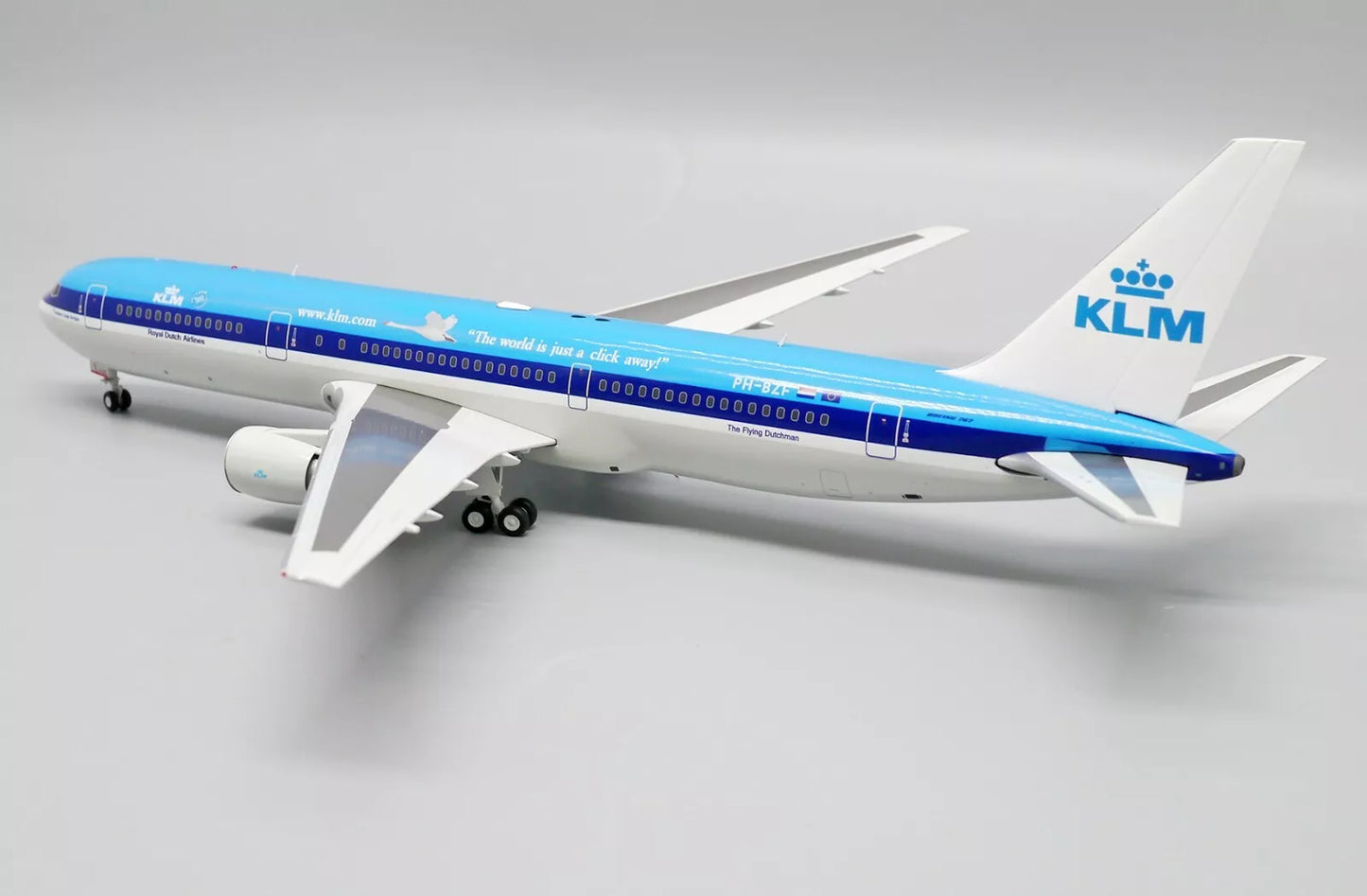 JC WINGS B767-300ER KLM ROYAL DUTCH AIRLINES "THE WORLD IS JUST A CLICK AWAY" REG: PH-BZF