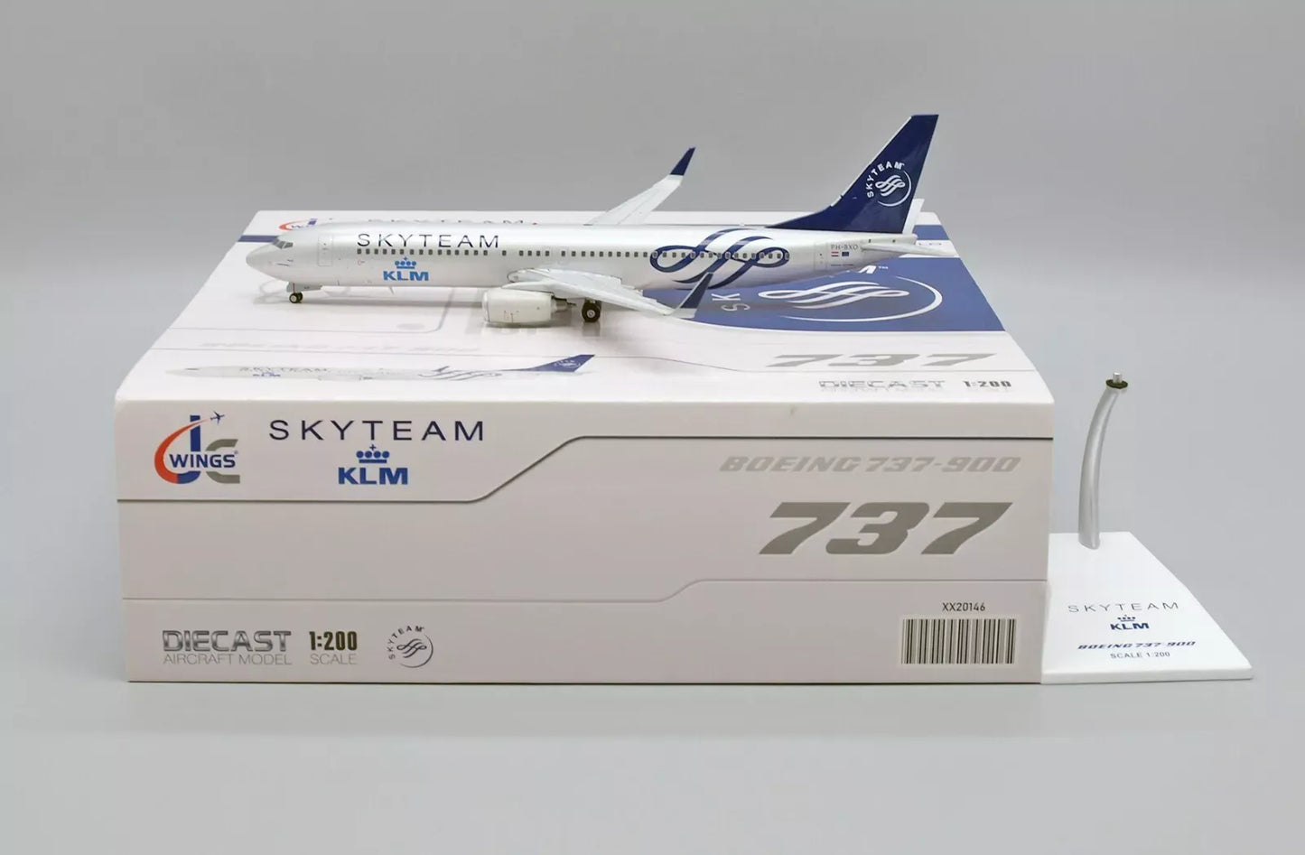JC WINGS B737-900 KLM ROYAL DUTCH AIRLINES SKYTEAM REG: PH-BXO