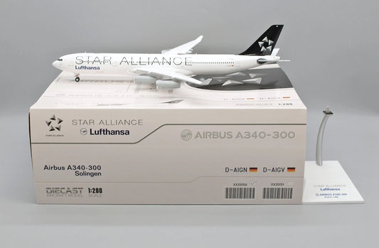 JC WINGS A340-300 LUFTHANSA "STAR ALLIANCE" REG: D-AIGN