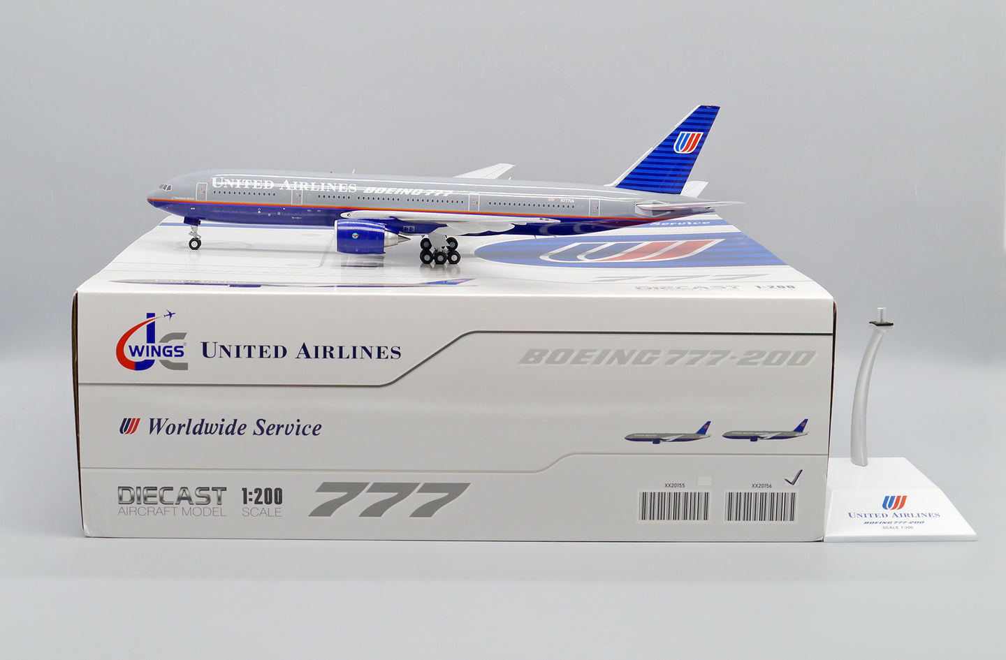 JC WINGS B777-200 UNITED AIRLINES "BATTLESHIP" REG: N777UA