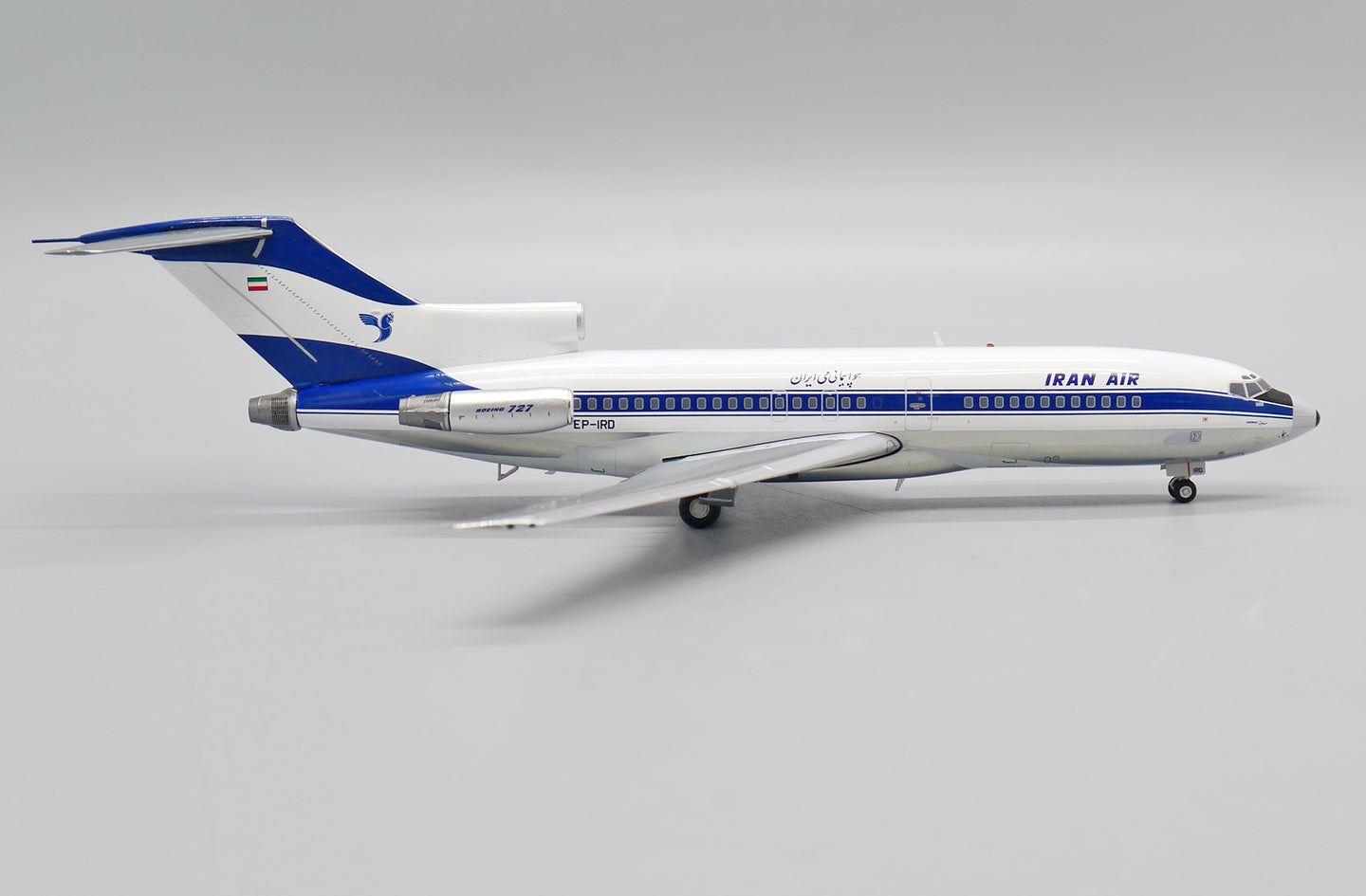 JC WINGS B727-100 IRAN AIR (POLISHED) REG: EP-IRD