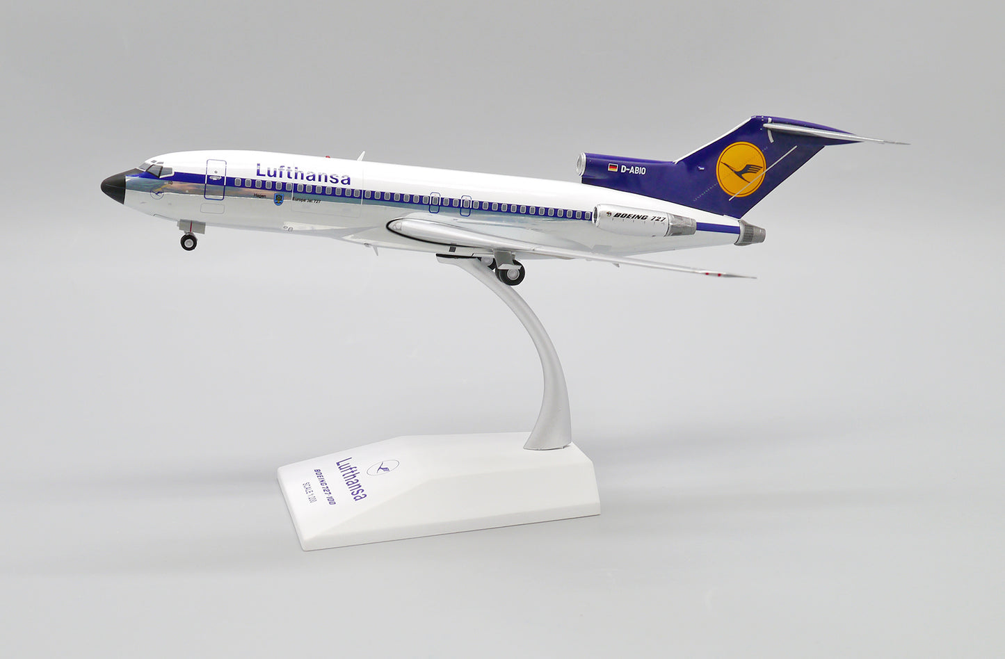 JC WINGS B727-100 LUFTHANSA (POLISHED) REG: D-ABIO