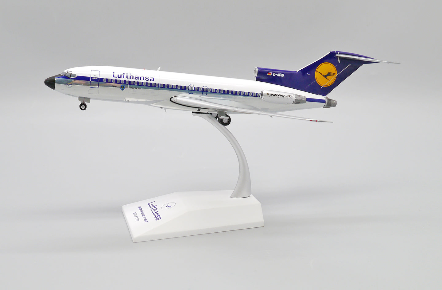 JC WINGS B727-100 LUFTHANSA (POLISHED) REG: D-ABIO