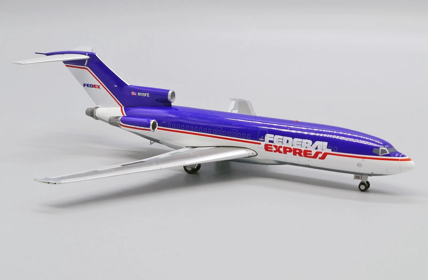 JC WINGS B727-100 FEDEX (POLISHED) REG: N115FE