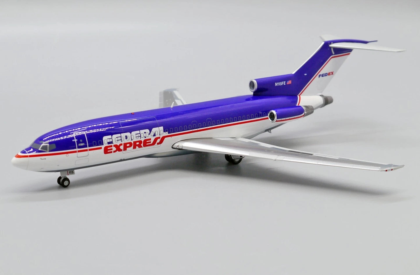 JC WINGS B727-100 FEDEX (POLISHED) REG: N115FE