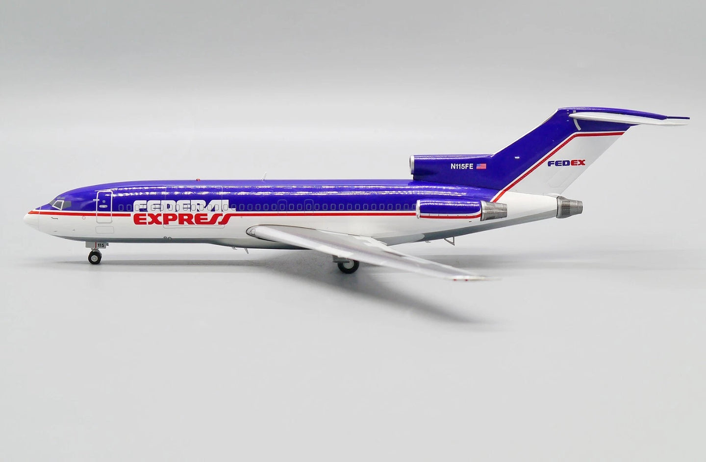 JC WINGS B727-100 FEDEX (POLISHED) REG: N115FE