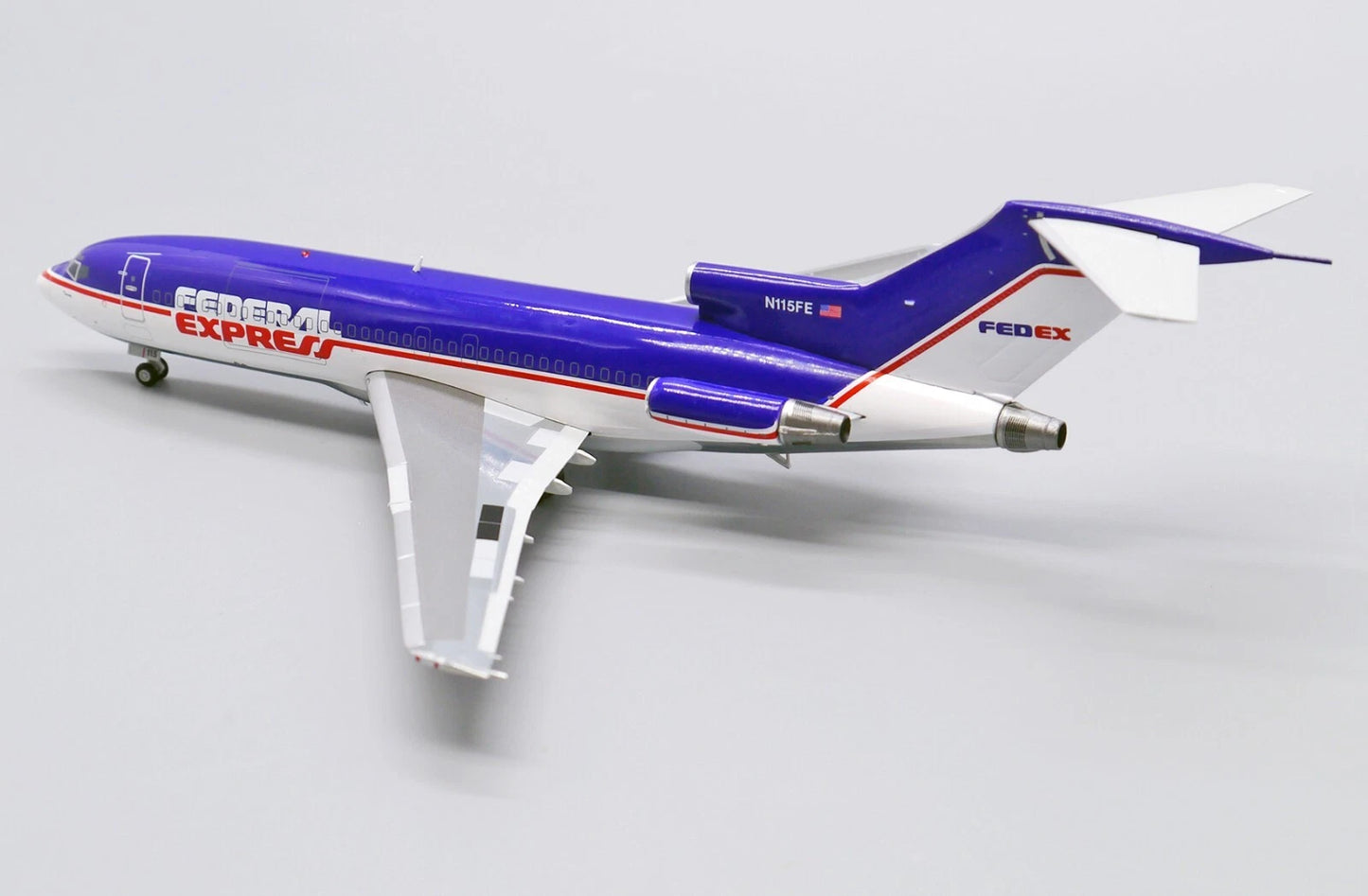JC WINGS B727-100 FEDEX (POLISHED) REG: N115FE