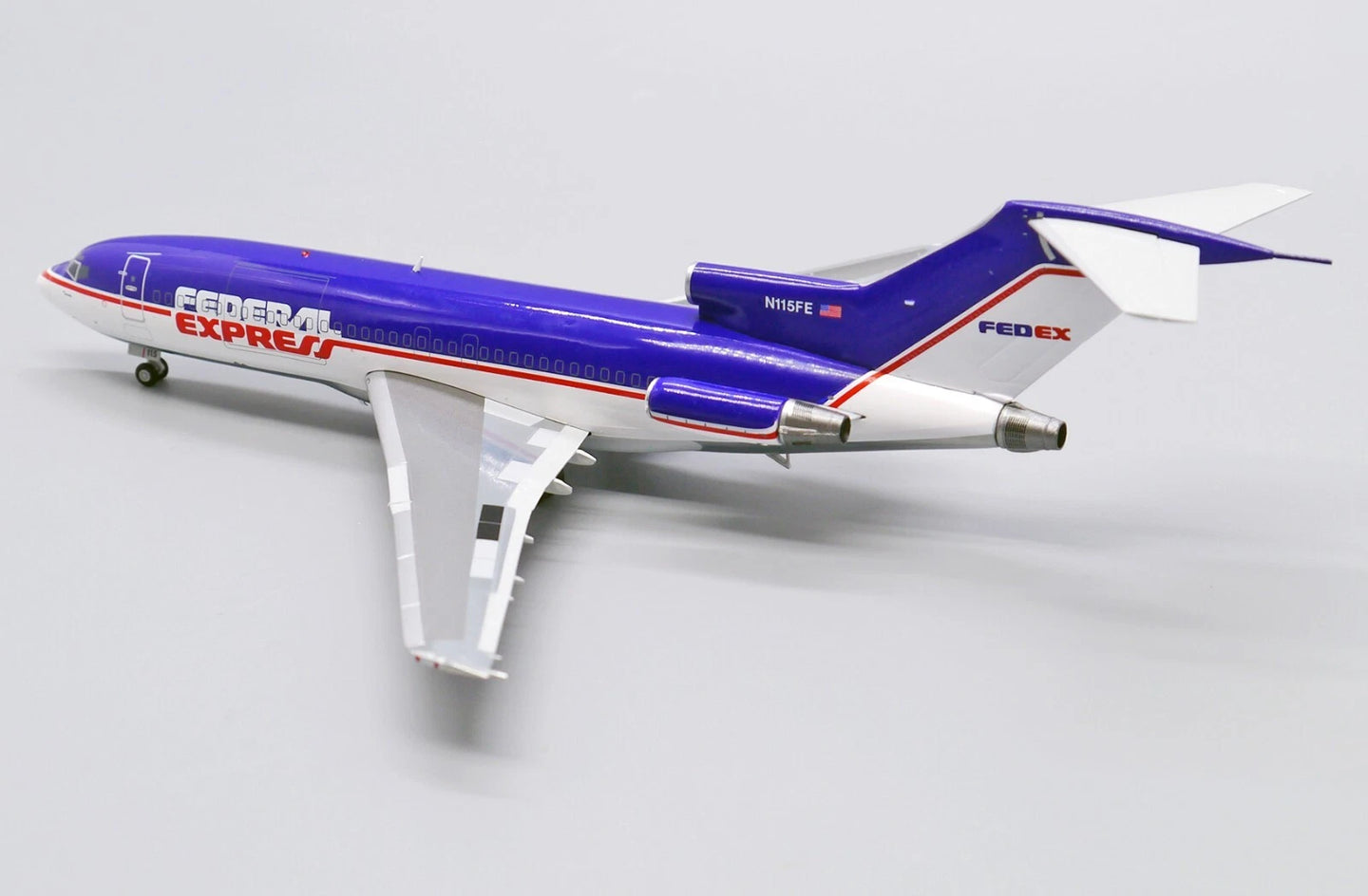JC WINGS B727-100 FEDEX (POLISHED) REG: N115FE
