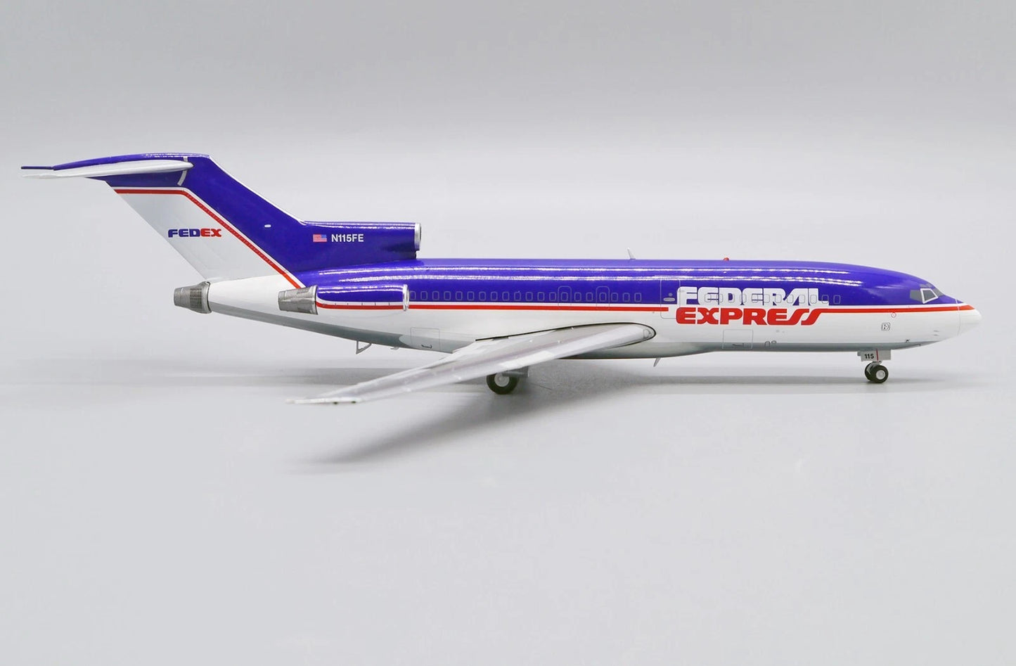 JC WINGS B727-100 FEDEX (POLISHED) REG: N115FE